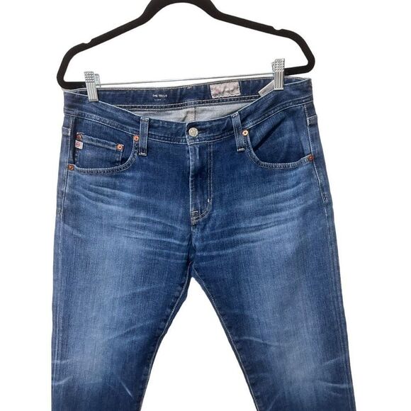 AG Adriano Goldschmied Tellis Modern Slim Straight Denim 360 Size 34R - Picture 5 of 13